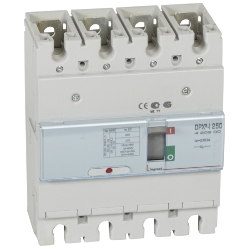 Автоматический выключатель без расц. - DPX³-I 250 - 4П - 250 А | код 420300 |  Legrand 
